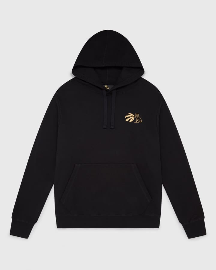 Men's Hot Stamping Printed Double-layer Hat Pocket Hoodie