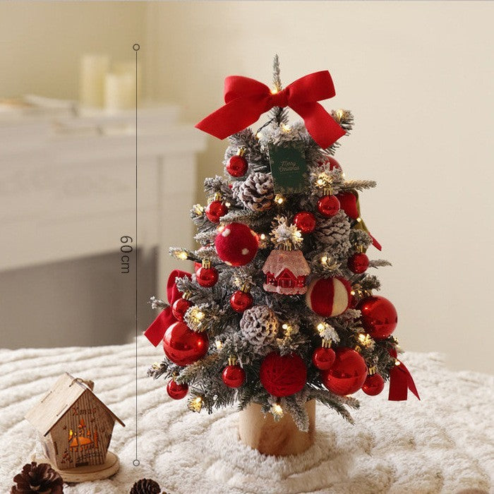 Christmas Tree With Lights Suit Household Desk Room Decoration