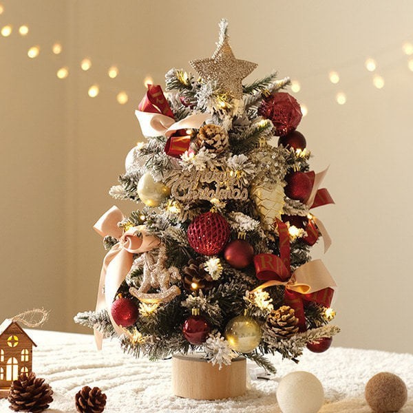 Christmas Tree With Lights Suit Household Desk Room Decoration